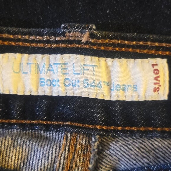 Levi's 544 Ultimate Lift Bootcut Women's Jeans Dark Wash - Size 10 - Picture 10 of 11